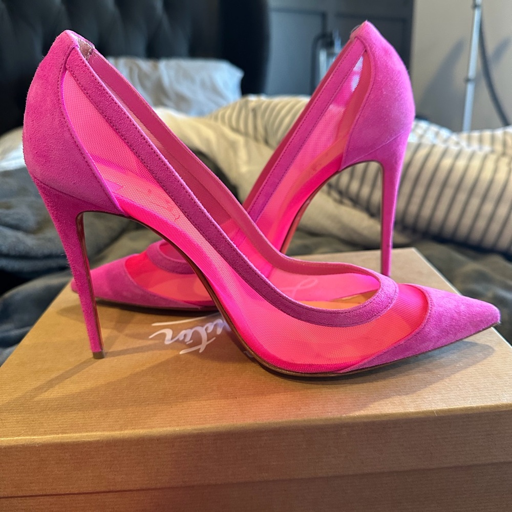 Christian Louboutin Galativi Veau Velours/Rete